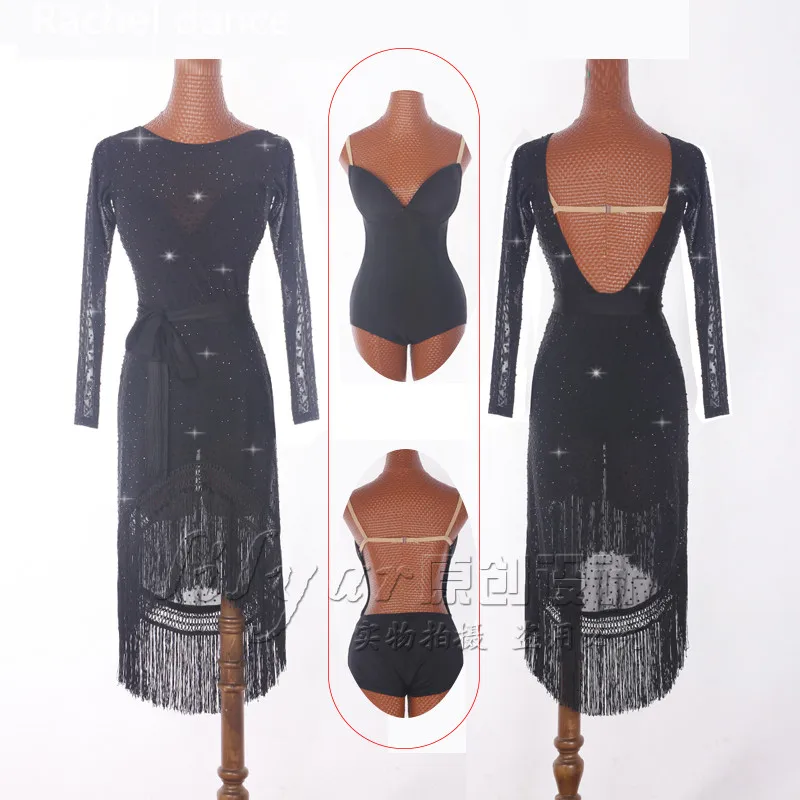 Profession Latin Dance Dress Women Underwear+Jacket 2 Pcs Back Open Salsa Tango Ballroom Competition Costume Latin Dress
Profession Latin Dance Dress Women Underwear+Jacket 2 Pcs Back Open Salsa Tango Ballroom Competition Costume Latin Dress