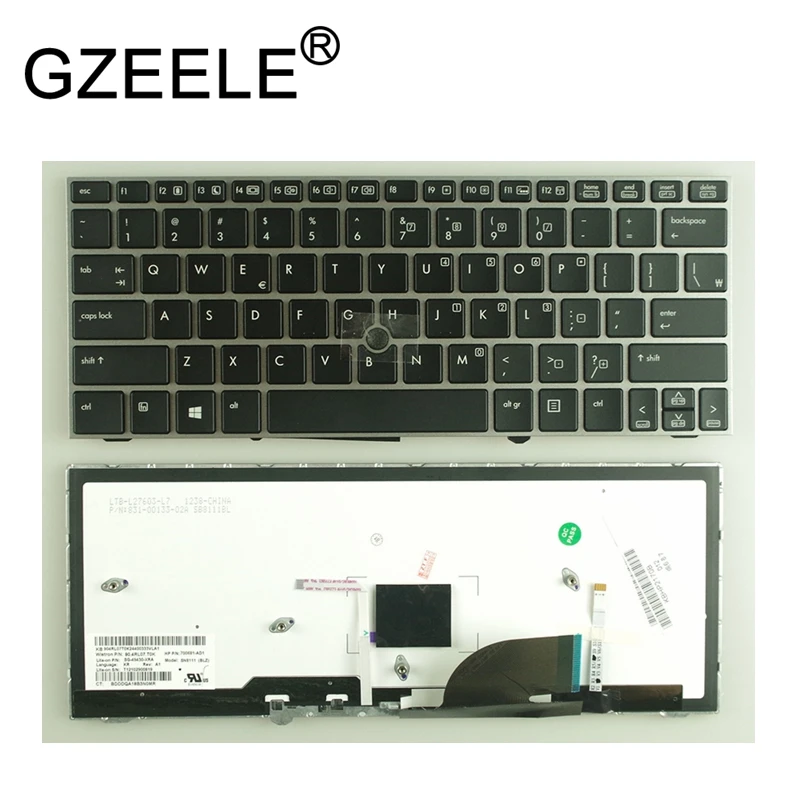 GZEELE New FOR HP Elitebook 2170 2170P Keyboard Backlit US 700681-AD1 693363-151 705614-151 w/ Pointer Mouse 11.6" Laptop silver
GZEELE New FOR HP Elitebook 2170 2170P Keyboard Backlit US 700681-AD1 693363-151 705614-151 w/ Pointer Mouse 11.6" Laptop silver