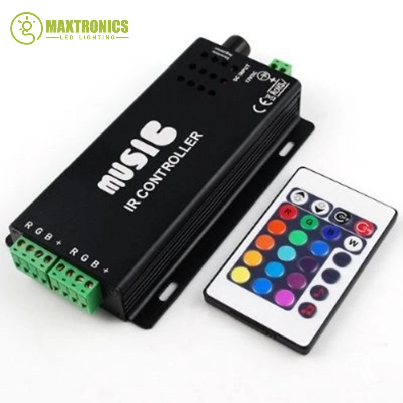 Best price 1 pcs DC12-24V 24 Keys music controller IR remote RGB controller for 5050 rgb led strip lamp Free shipping
Best price 1 pcs DC12-24V 24 Keys music controller IR remote RGB controller for 5050 rgb led strip lamp Free shipping