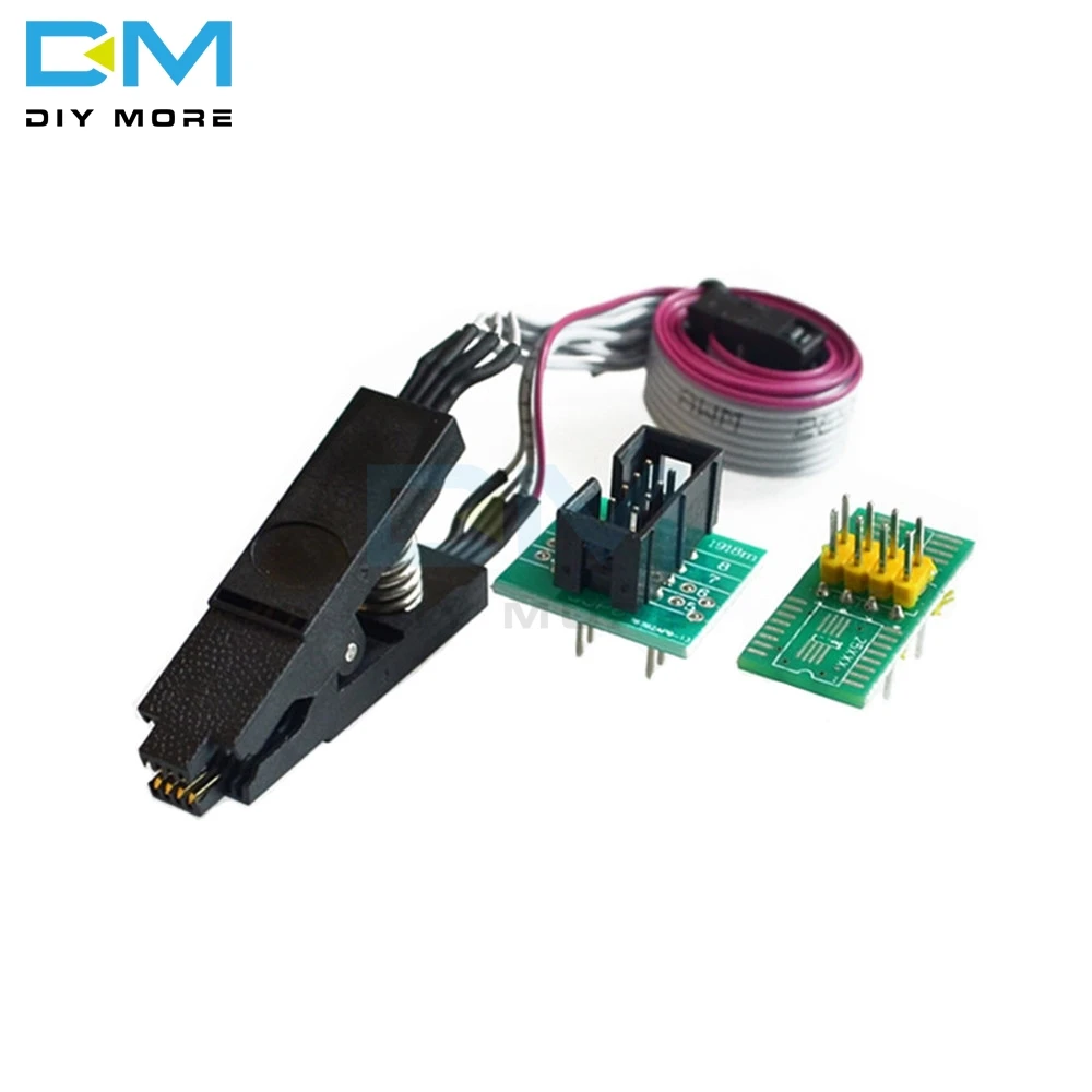 SOIC8 SOP8 Flash Chip IC Test Clips Socket Adpter BIOS/24/25/93 Programmer TL866CS TL866A EZP2010
SOIC8 SOP8 Flash Chip IC Test Clips Socket Adpter BIOS/24/25/93 Programmer TL866CS TL866A EZP2010