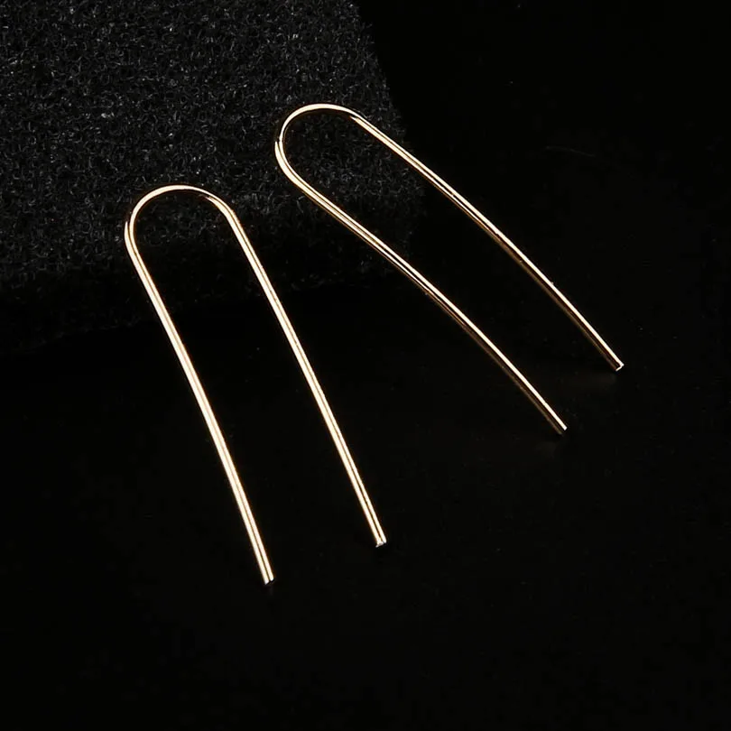 New Fashion Minimalist Punk Simple Bijoux Stick U Shape Geometric Stud Earrings For Women Fine Jewelry Brincos Summer 
New Fashion Minimalist Punk Simple Bijoux Stick U Shape Geometric Stud Earrings For Women Fine Jewelry Brincos Summer