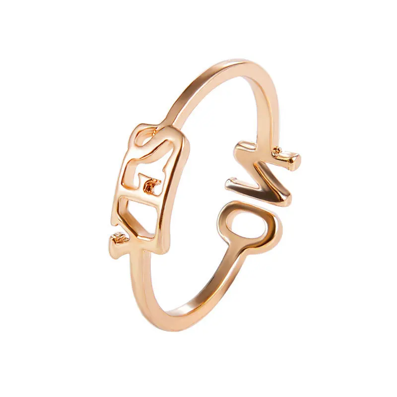 Fashion Yes or No Gold Wedding Rings for Women Letter Trend Hollow Silver Stainless Steel Ring Adjustable Jewelry Anillos Mujer
Fashion Yes or No Gold Wedding Rings for Women Letter Trend Hollow Silver Stainless Steel Ring Adjustable Jewelry Anillos Mujer