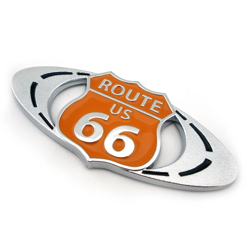 1Pcs 3D Metal ROUTE US 66 Car Side Fender Rear Trunk Emblem Badge Sticker Decals for Universal Cars Moto Bike Decorative
1Pcs 3D Metal ROUTE US 66 Car Side Fender Rear Trunk Emblem Badge Sticker Decals for Universal Cars Moto Bike Decorative