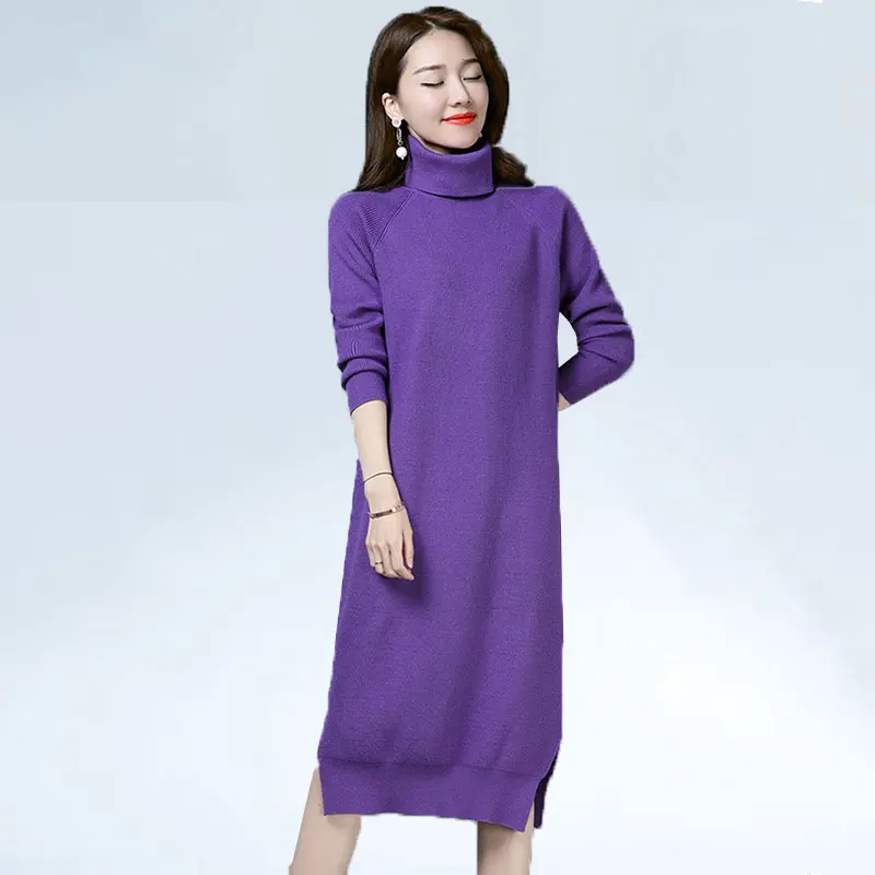 winter knitted dresses woman party night good quality stretch split hem comfortable turtleneck warm fashion women sweater dress
winter knitted dresses woman party night good quality stretch split hem comfortable turtleneck warm fashion women sweater dress
