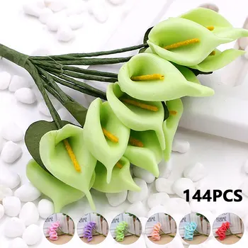 Calla lily flowers 144 PCS (2.5 cm/a) simulation artificial PE foam flores wedding decoration DIY boxes collage craft supplies
Calla lily flowers 144 PCS (2.5 cm/a) simulation artificial PE foam flores wedding decoration DIY boxes collage craft supplies