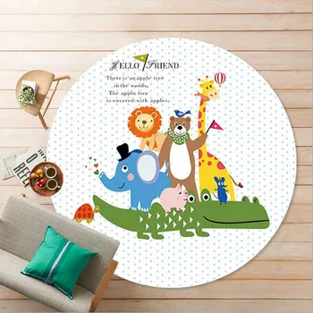 Thick Round 60/80CM Cartoon Door Pad Animal Family Toy Mat Kids Room Carpets Living Room Baby Crawling Game Rugs Christmas Gift
Thick Round 60/80CM Cartoon Door Pad Animal Family Toy Mat Kids Room Carpets Living Room Baby Crawling Game Rugs Christmas Gift