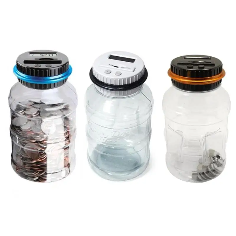 Electronic Counting Coin Saving Pot Digital Intelligent Financial Management Can Led Showing Piggy Money BanK Money Boxes
Electronic Counting Coin Saving Pot Digital Intelligent Financial Management Can Led Showing Piggy Money BanK Money Boxes