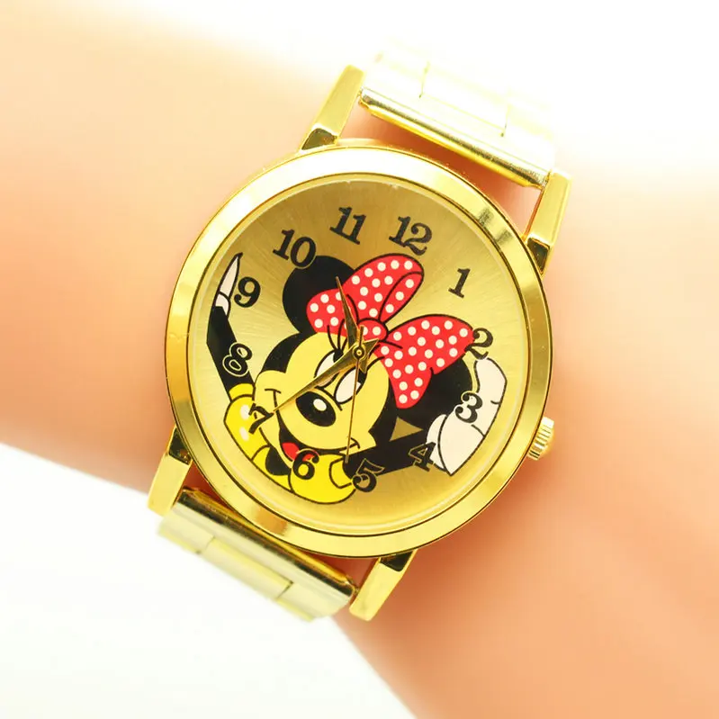 Hot Fashion Mickey Watch Women Full Steel Quartz Ladies Wrist Watches Crystal Fashion Relojes Mujer Girl Student Clock
Hot Fashion Mickey Watch Women Full Steel Quartz Ladies Wrist Watches Crystal Fashion Relojes Mujer Girl Student Clock