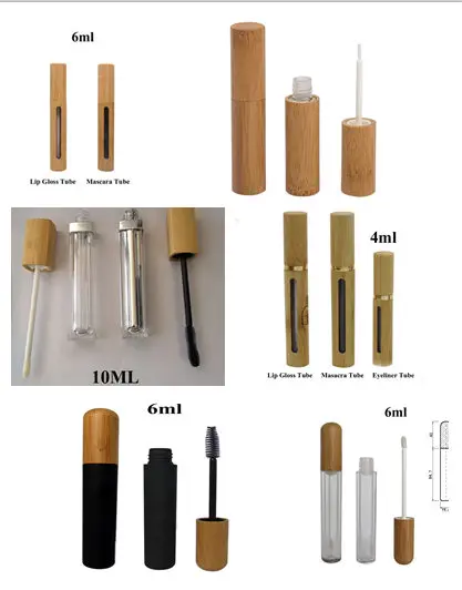 100pcs Empty 4ml 5ml 6ml 10ml Bamboo Lip Gloss Tube Makeup Mascara Bottle Cosmetic Eyeliner Eyelash Tube Refillable Container
100pcs Empty 4ml 5ml 6ml 10ml Bamboo Lip Gloss Tube Makeup Mascara Bottle Cosmetic Eyeliner Eyelash Tube Refillable Container