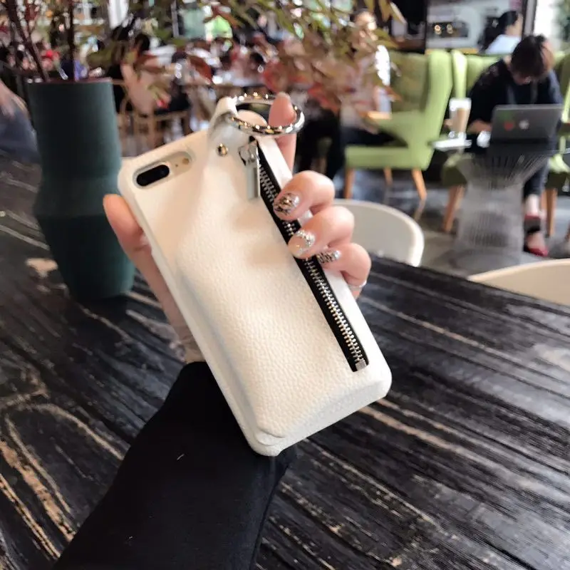 Fashion 2 in1 Leather Wallet For iPhoneX Case Zipper Handbag Wallet Phone Case For iPhone8 7 6S 6 Plus Bag Ring Hard PC Cover
Fashion 2 in1 Leather Wallet For iPhoneX Case Zipper Handbag Wallet Phone Case For iPhone8 7 6S 6 Plus Bag Ring Hard PC Cover