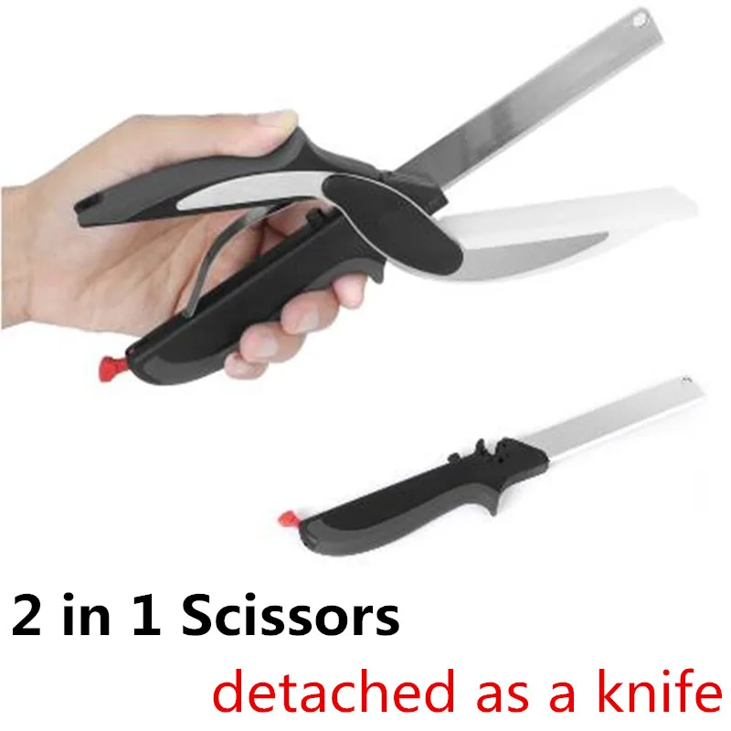 2in1 Utility Knife or Scissors Detachable Stainless Steel Portable Outdoor Camping Steak Vegetable Fruit Kitchen Tool
2in1 Utility Knife or Scissors Detachable Stainless Steel Portable Outdoor Camping Steak Vegetable Fruit Kitchen Tool