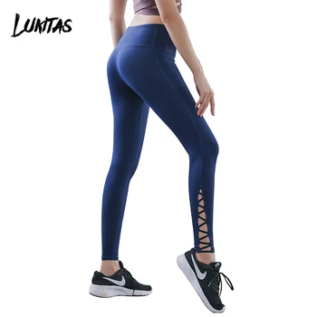 LUKITAS Sexy Yoga Pants Women Sport Fitness Running Quick Dry Cross Bandage Tights Gym Elastic Trousers Fitness Workout Leggings
LUKITAS Sexy Yoga Pants Women Sport Fitness Running Quick Dry Cross Bandage Tights Gym Elastic Trousers Fitness Workout Leggings