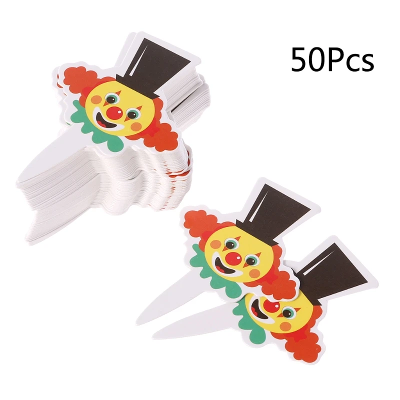 OOTDTY High Quality 50pcs Circus Theme Party Cupcake Toppers Cute Animal Baby Shower Cake Topper
OOTDTY High Quality 50pcs Circus Theme Party Cupcake Toppers Cute Animal Baby Shower Cake Topper