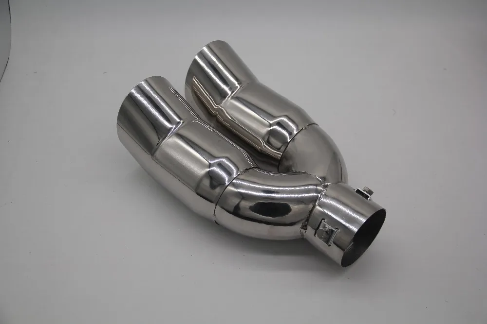 63MM 1PCS Car Auto Round Exhaust Muffler Tip Stainless Steel Exhause Silver Dual Pipe Chrome Car Rear for Cruze/fox
63MM 1PCS Car Auto Round Exhaust Muffler Tip Stainless Steel Exhause Silver Dual Pipe Chrome Car Rear for Cruze/fox