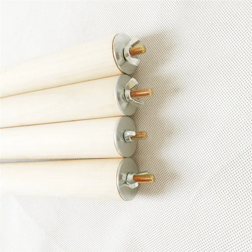 1pc Parrot Pet Wood Hanging Stand Rack Toy Branch Perches For Bird Cage Parrot Bird Accessories #3f18 (1)