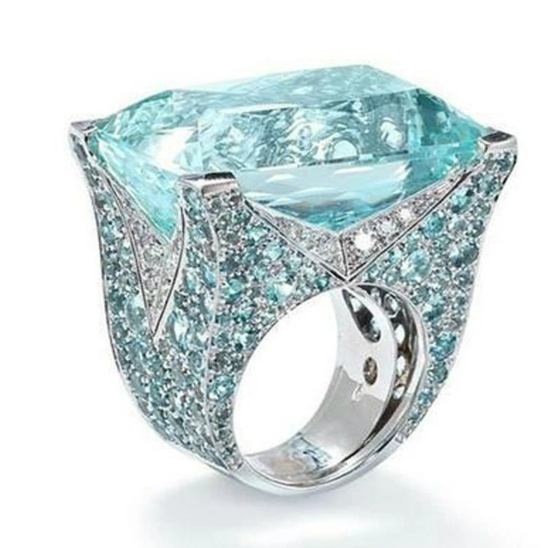 Hot new jewelry inlaid lake blue zircon rhinestone ring jewelry woman ring size 6 7 8 910
Hot new jewelry inlaid lake blue zircon rhinestone ring jewelry woman ring size 6 7 8 910