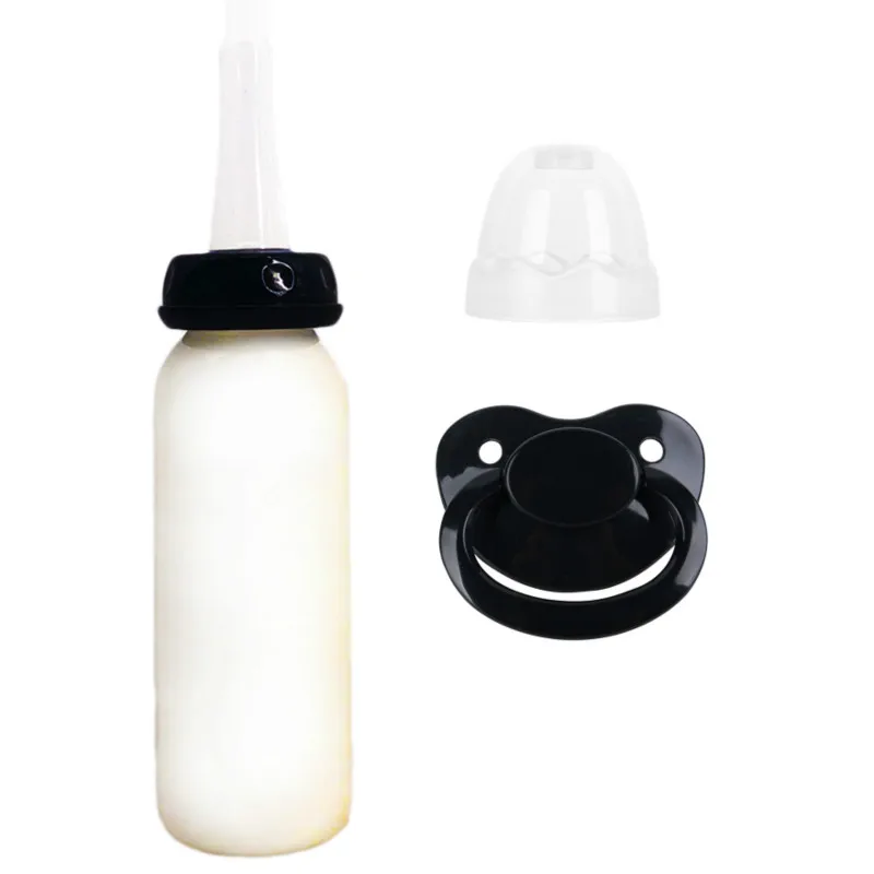 Abdl Adult Baby Bottle and Adult Pacifier - ABDL & DDLG Milk Bottles Little Space Ddlg Bottle Daddy Little Girl (240ML)-Black
Abdl Adult Baby Bottle and Adult Pacifier - ABDL & DDLG Milk Bottles Little Space Ddlg Bottle Daddy Little Girl (240ML)-Black