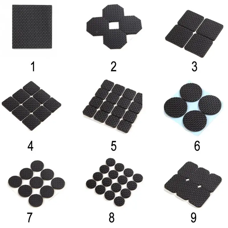 Adhesive Rubber Furniture Feet Floor Protector Pads Anti-Skid Scratch DIY Resistant Mats Table Legs Stools Chairs Protect
Adhesive Rubber Furniture Feet Floor Protector Pads Anti-Skid Scratch DIY Resistant Mats Table Legs Stools Chairs Protect