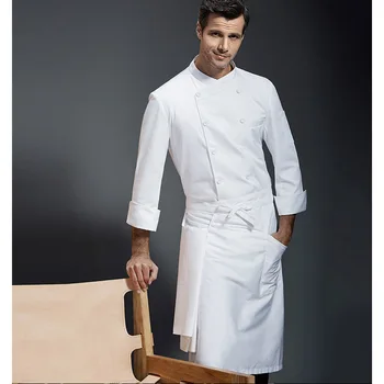 Chef Serving Long Sleeve Winter Jacket Bakery Kitchen Apparel Hotel Kitchen Chef Chef Workwear White Cotton Apron
Chef Serving Long Sleeve Winter Jacket Bakery Kitchen Apparel Hotel Kitchen Chef Chef Workwear White Cotton Apron