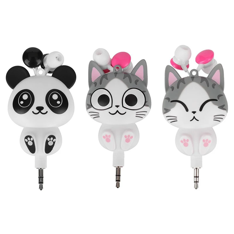 Cute cartoon headphones Kawaii cheese panda Stretching headphones for MP3 MP4 Player for Samsung HTC Xiaomi iphone 6
Cute cartoon headphones Kawaii cheese panda Stretching headphones for MP3 MP4 Player for Samsung HTC Xiaomi iphone 6