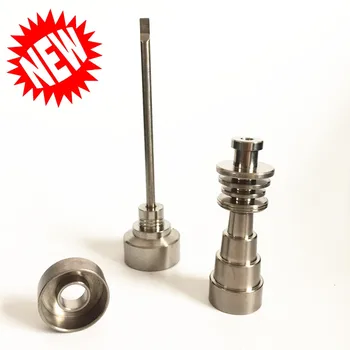 2018 Titanium Nail Popular Gr2 6 IN 1 4 IN 1 Size Domeless Titanium Nail with Quartz Bowl Titanium Dish 22mm 25
2018 Titanium Nail Popular Gr2 6 IN 1 4 IN 1 Size Domeless Titanium Nail with Quartz Bowl Titanium Dish 22mm 25