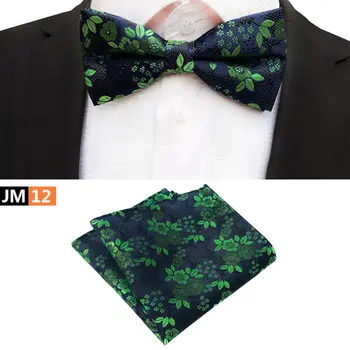 18 Colors Mens Jacquard Plum Blossom Floral Adjustable Pre-Tied Bow Tie Handkerchief Set Pocket Square Towel Wedding Party Gift
18 Colors Mens Jacquard Plum Blossom Floral Adjustable Pre-Tied Bow Tie Handkerchief Set Pocket Square Towel Wedding Party Gift