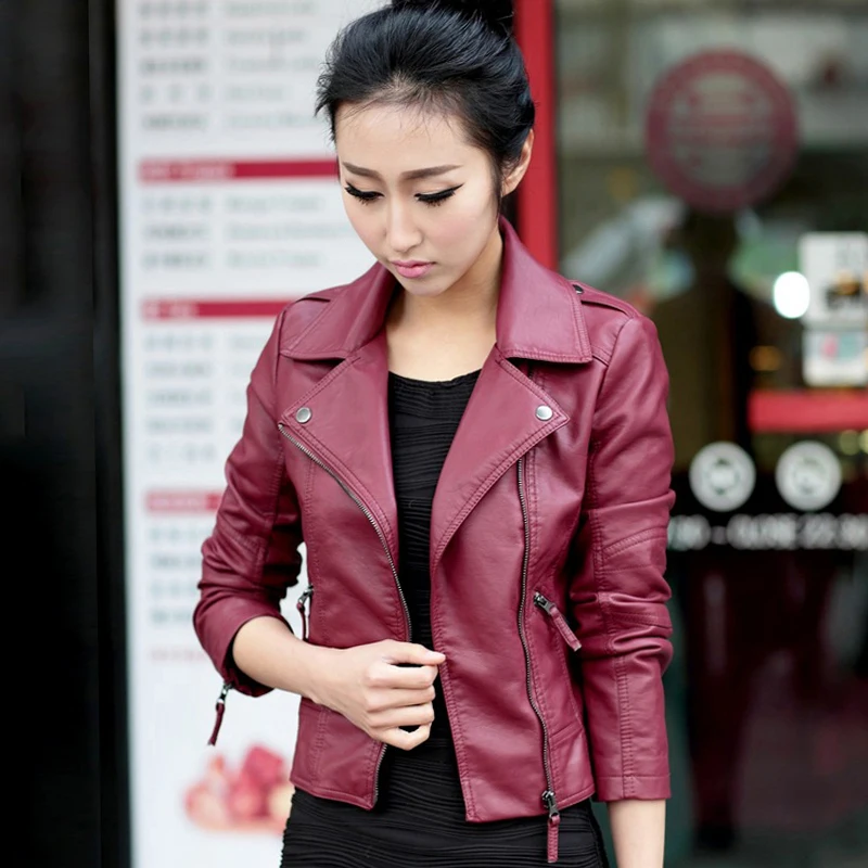 2019 New Arrival Women Thin Leather Jacket PU Outwear Black Female Autumn Coat Steetwear Ladies Moto Biker Jackets
2019 New Arrival Women Thin Leather Jacket PU Outwear Black Female Autumn Coat Steetwear Ladies Moto Biker Jackets