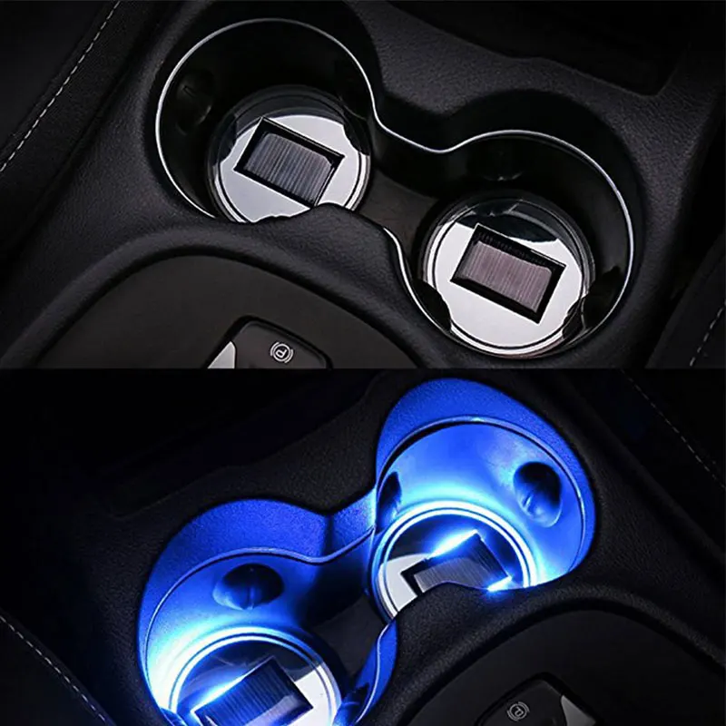 Solar Powered Water Cup Holder Bottom Pad LED Light USB Charging Night Light Atmosphere Lamp For car
Solar Powered Water Cup Holder Bottom Pad LED Light USB Charging Night Light Atmosphere Lamp For car