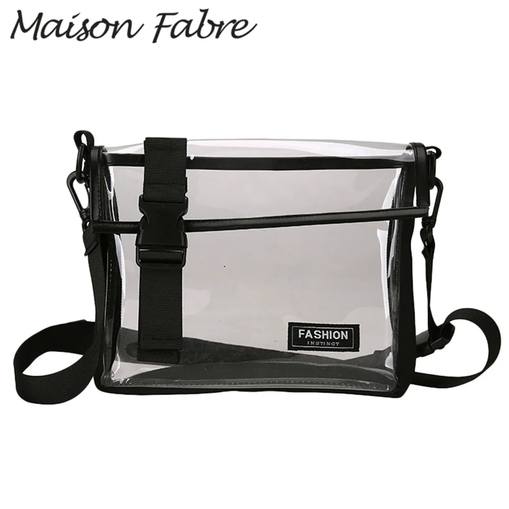 Maison Fabre Bag men women Transparent Shoulder bag zipper Phone Waterproof handbags 2019 fashion girls Travel Crossbody bag
Maison Fabre Bag men women Transparent Shoulder bag zipper Phone Waterproof handbags 2019 fashion girls Travel Crossbody bag