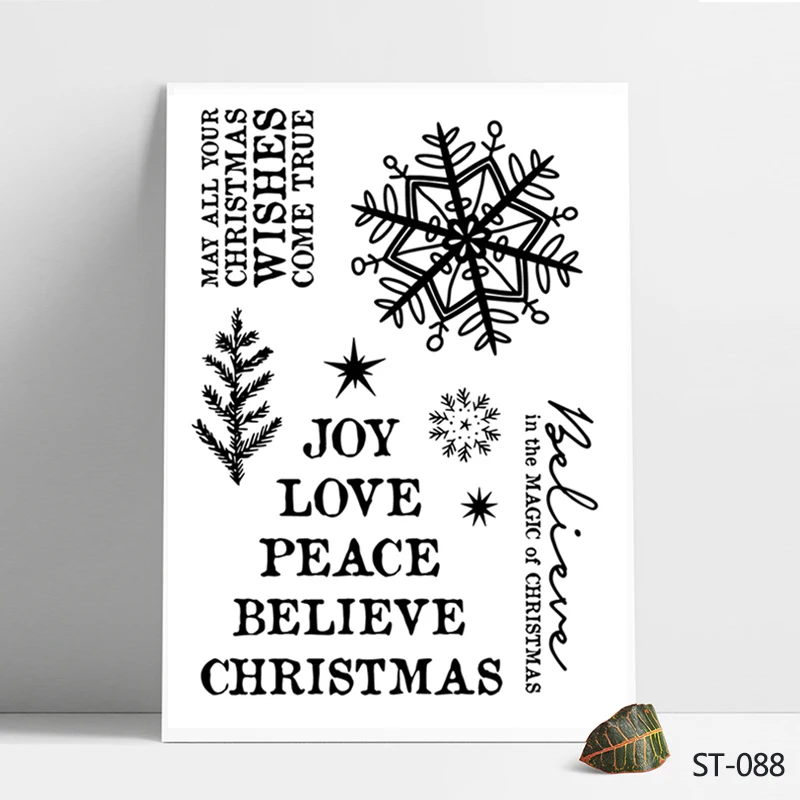 Christmas Snowflake Transparent Clear Stamps/Silicone Seals for DIY Scrapbooking photo album Card Making Stencil Size 11*16cm
Christmas Snowflake Transparent Clear Stamps/Silicone Seals for DIY Scrapbooking photo album Card Making Stencil Size 11*16cm