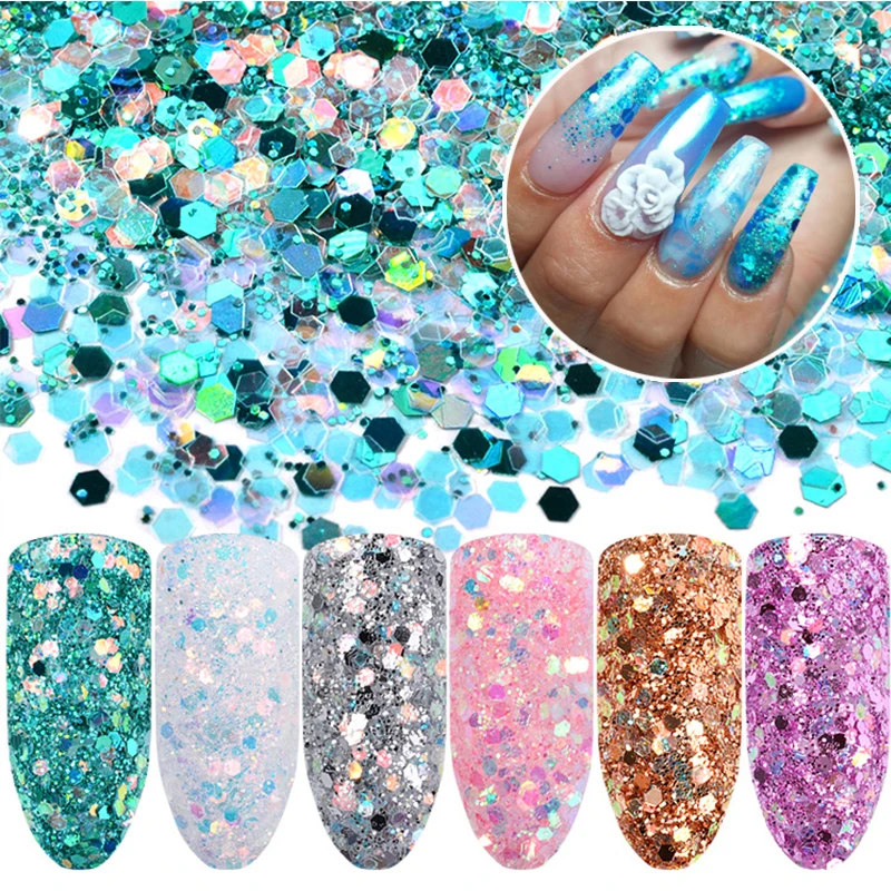Dmoley 6boxes/set Mixed Laser Nail Glitter Powder Sequins Shinning Colorful Nail Flake 3d DIY Charm Dust For Nail Art Decoration
Dmoley 6boxes/set Mixed Laser Nail Glitter Powder Sequins Shinning Colorful Nail Flake 3d DIY Charm Dust For Nail Art Decoration