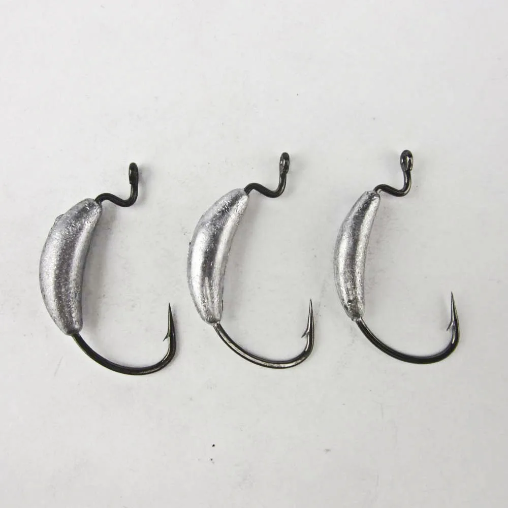 Basslegend - 4x Fishing Swim Bait Hook Weighted Worm Offset Hook Size 3/0 Mustad Hook Weight 7.5g/11.5g/14g For Choose
Basslegend - 4x Fishing Swim Bait Hook Weighted Worm Offset Hook Size 3/0 Mustad Hook Weight 7.5g/11.5g/14g For Choose