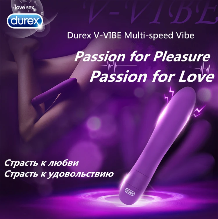 Durex High Quality Erotic Sex Toys For Women G-spot Vibes Multi Speeds Vibrating Body Massager Bullet Vibrators Sex Products 2