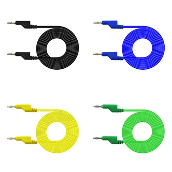 5pcs Silicone Double Ended Stackable 4mm Banana Plug Male To Crocodile Alligator Clip Test Probe Lead Wire Cable Stackable New
5pcs Silicone Double Ended Stackable 4mm Banana Plug Male To Crocodile Alligator Clip Test Probe Lead Wire Cable Stackable New