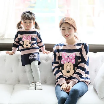 Winter Family Look Mommy and Me Clothes Matching Family Clothing Sets 100% Cotton Striped Mother Daughter Father Baby T-shirt
Winter Family Look Mommy and Me Clothes Matching Family Clothing Sets 100% Cotton Striped Mother Daughter Father Baby T-shirt