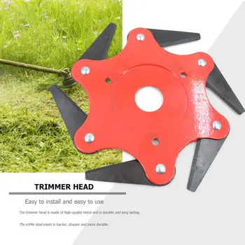 6 Teeth Brush Cutter Blade Trimmer Metal Blades Trimmer Head Manganese Steel Garden Grass Trimmer Head For Lawn Mower
6 Teeth Brush Cutter Blade Trimmer Metal Blades Trimmer Head Manganese Steel Garden Grass Trimmer Head For Lawn Mower