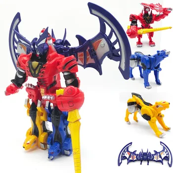 4 IN 1 Assembly Megazord Robot Transformation Toys Children Birthday Gifts Dragon Ranger Dinozords Boy Action Figures
4 IN 1 Assembly Megazord Robot Transformation Toys Children Birthday Gifts Dragon Ranger Dinozords Boy Action Figures