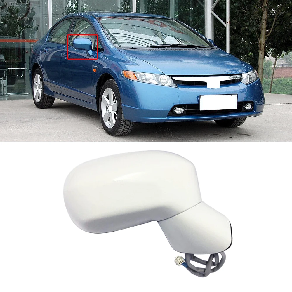CAPQX 3/5 wire For Honda Civic FA1 FD2 2006-2011 Outer Rearview Mirror Side Rear View Mirror Reversing Mirror Reflector Assembly
CAPQX 3/5 wire For Honda Civic FA1 FD2 2006-2011 Outer Rearview Mirror Side Rear View Mirror Reversing Mirror Reflector Assembly