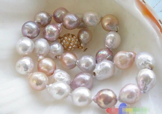 FREE SHIPPINGlustre 17" 13mm white pink lavender almost round keshi reborn PEARL NECKLACE
FREE SHIPPINGlustre 17" 13mm white pink lavender almost round keshi reborn PEARL NECKLACE