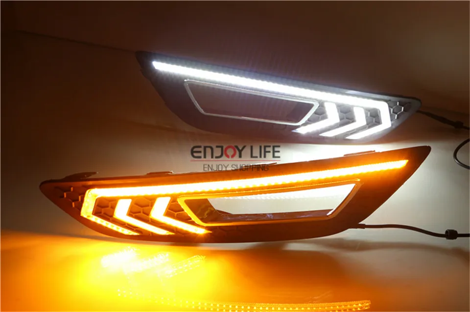 2pcs/set White DRL Day Running Light Fog Lamp With Yellow Turn Signal For Ford Focus 2015 2016 2017
2pcs/set White DRL Day Running Light Fog Lamp With Yellow Turn Signal For Ford Focus 2015 2016 2017