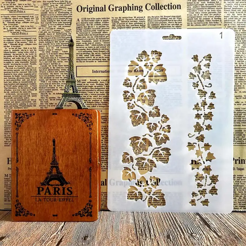 Flower Lace Grass Vine Stencils for DIY Scrapbooking Plastic Handmade Template Crafts Art Diary Decor Painting Spray Tool Card
Flower Lace Grass Vine Stencils for DIY Scrapbooking Plastic Handmade Template Crafts Art Diary Decor Painting Spray Tool Card