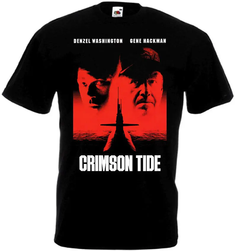 Crimson Tide Movie Poster Men Funny Tshirts Hip Hop Clothing Tshirt Gym Tee Shirt Short Sleeves T-Shirts Black Top
Crimson Tide Movie Poster Men Funny Tshirts Hip Hop Clothing Tshirt Gym Tee Shirt Short Sleeves T-Shirts Black Top