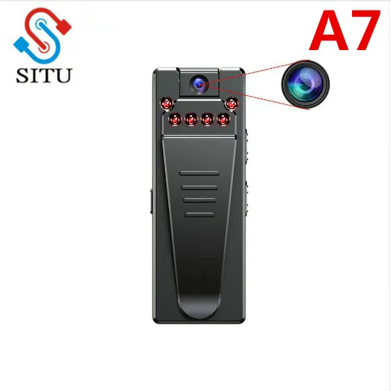 

Micro Video Camera Voice Recorders Network Cam Infrared Night Vision Recording Dictaphone Clip DV Camcorder for Car A7