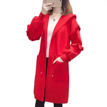 2019 Spring Autumn Women Korean Style Lantern Sleeve Knit Cardigan Sweater Coat Female Loose Tricot Hooded Open Stitch Coat K110
2019 Spring Autumn Women Korean Style Lantern Sleeve Knit Cardigan Sweater Coat Female Loose Tricot Hooded Open Stitch Coat K110
