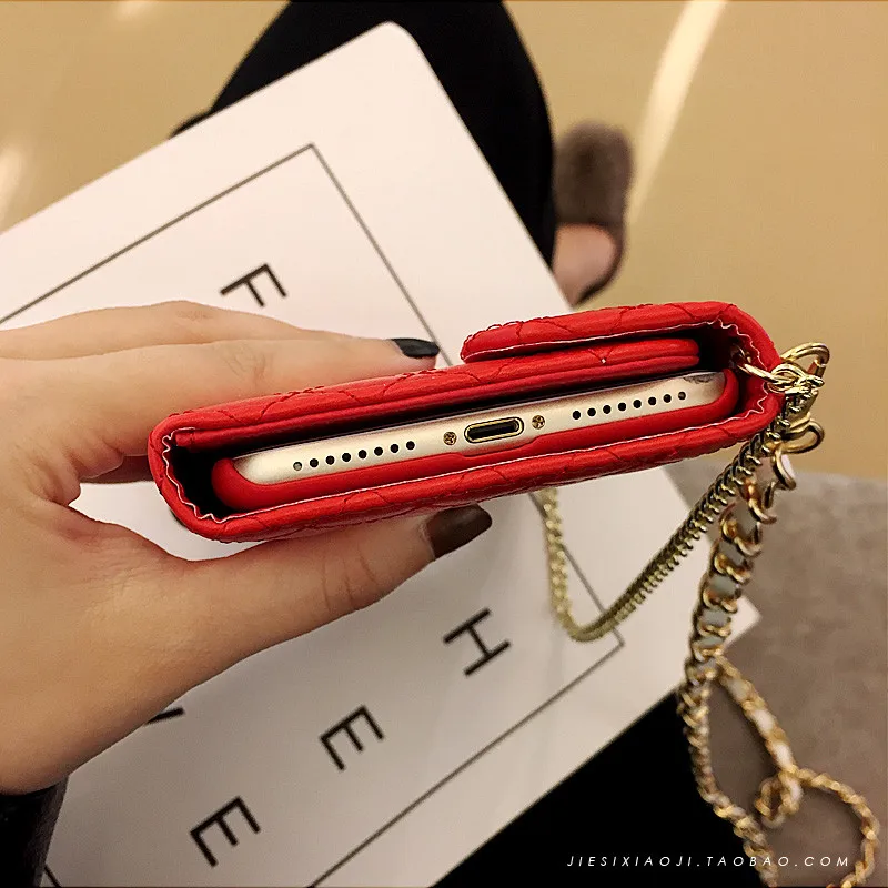 Detail leather phone case-15
