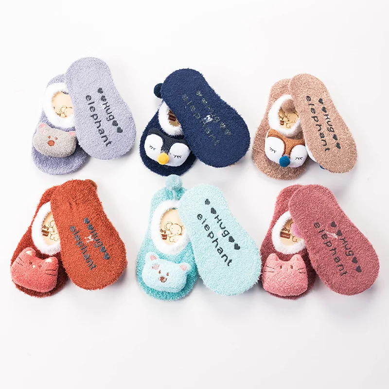 Winter Socks Baby Cartoon Floor Anti Slip Sock Warm Children Socks Girls Boys Non Skid Socks with Rubber Soles Medias Para BebeQ
Winter Socks Baby Cartoon Floor Anti Slip Sock Warm Children Socks Girls Boys Non Skid Socks with Rubber Soles Medias Para BebeQ