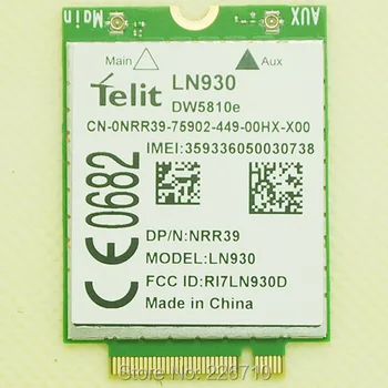 DW5810e 4G LTE /DC-HSPA+ WWAN 100 Mbps NGFF Module Card for Dell Wireless DW5810e Venue 11 Pro Telit LN930 NRR39
DW5810e 4G LTE /DC-HSPA+ WWAN 100 Mbps NGFF Module Card for Dell Wireless DW5810e Venue 11 Pro Telit LN930 NRR39