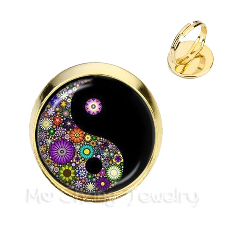2018 New Yin Yang Peace Tree of Life Time Gem Rings Tai Chi Trendy Glass Dome Adjustable Silver/Golden Plated 2 Color Rings
2018 New Yin Yang Peace Tree of Life Time Gem Rings Tai Chi Trendy Glass Dome Adjustable Silver/Golden Plated 2 Color Rings