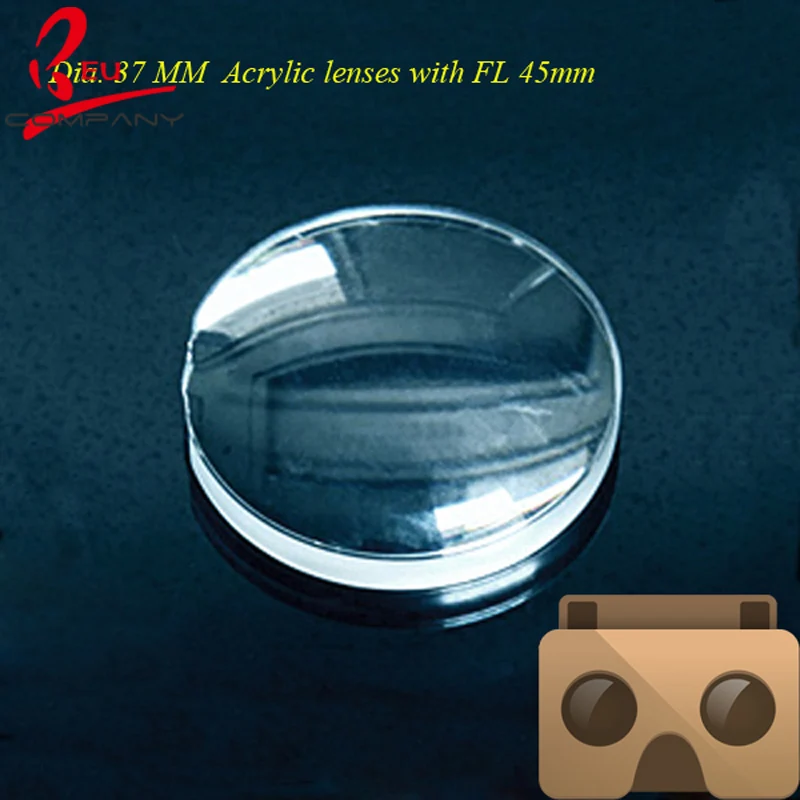 Diameter 37 MM focal length 45MM Google Cardboard version 2.0 Google Cardboard lenses
Diameter 37 MM focal length 45MM Google Cardboard version 2.0 Google Cardboard lenses