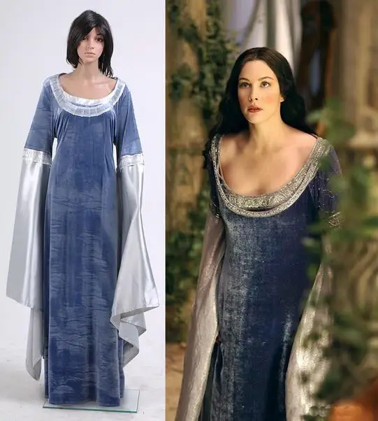 The Lord Of The Rings Arwen Traveling Dress Costume Custom Made 
The Lord Of The Rings Arwen Traveling Dress Costume Custom Made